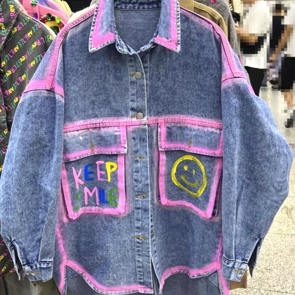 Jackets & Blazers - Oversize demin jacket